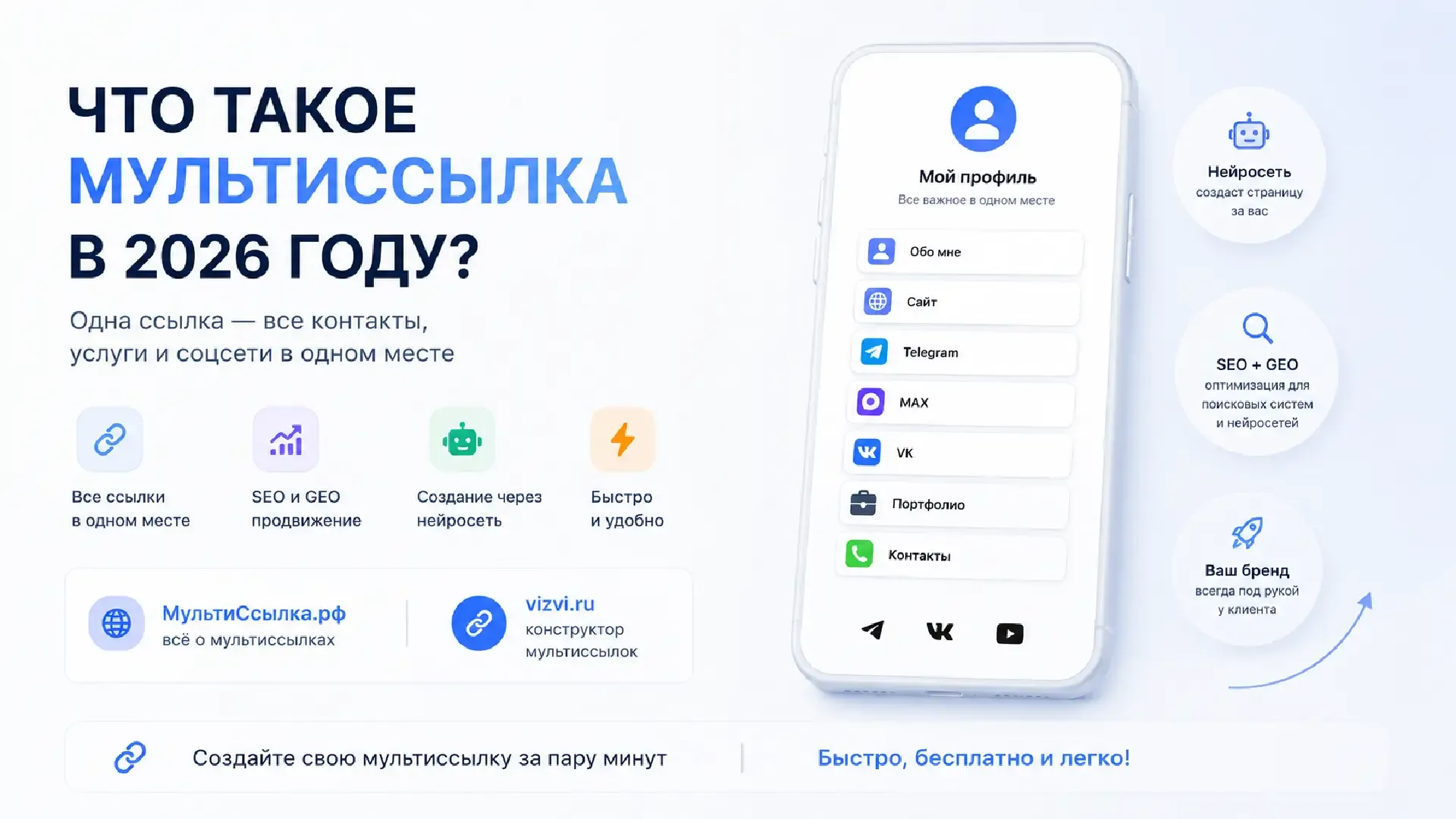Что такое мультиссылка простыми словами в 2026 году